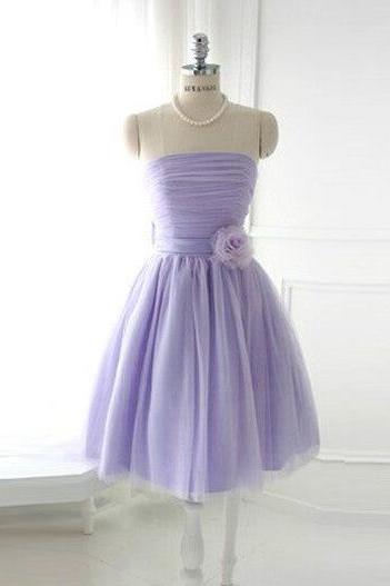 Cute Lilac Short Prom Dresses,homecoming Dress