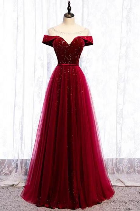 Red Prom Dress, Charming Formal Dress, Dream Evening Gown
