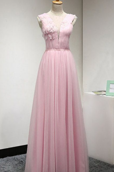 Elegant A-line Formal Prom Dress, Beautiful Long Prom Dress, Banquet Party Dress
