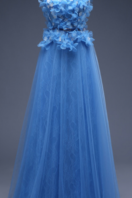 Elegant Tulle Formal Prom Dress, Beautiful Long Prom Dress, Banquet Party Dress
