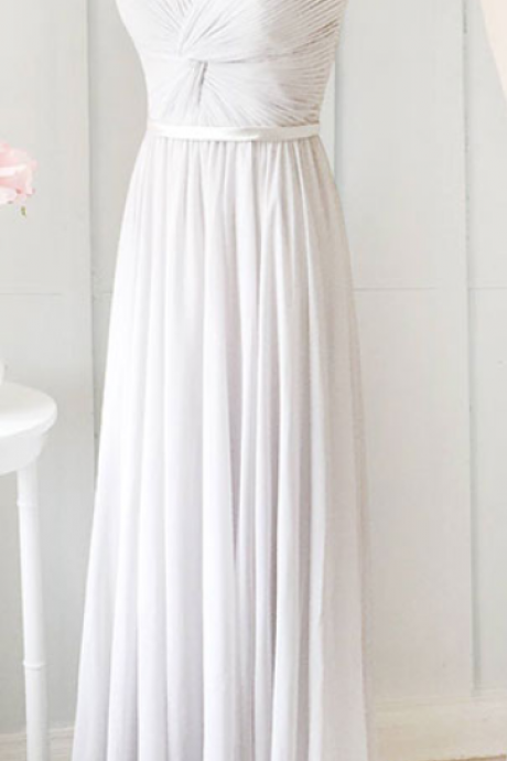 Elegant Simple Sweetheart Neck Chiffon A Line Formal Prom Dress, Beautiful Long Prom Dress, Banquet Party Dress