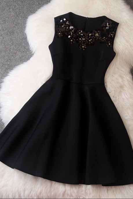 Party Dresses,Black Causal Dresses