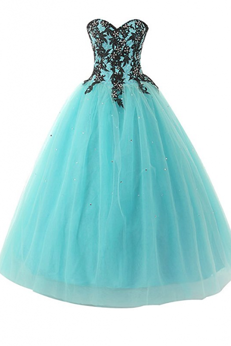 A Line Sweetheart Formal Prom Gown Long Eveing Dresses