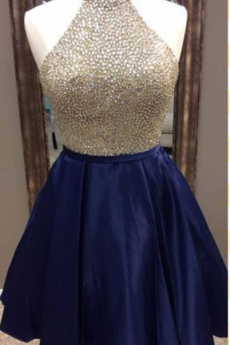 Homecoming Dress,halter Homecoming Dresses,short Prom Dress,prom Gown