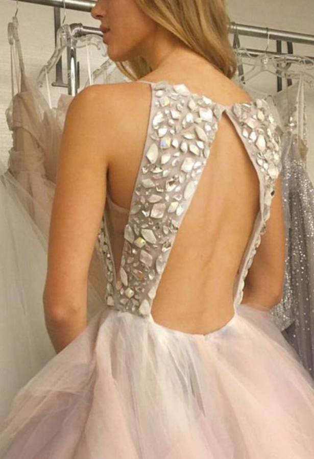 Long Sleeves Prom Dresses,sexy Prom Dresses,elegant Prom Dress,open Back Prom Dress on Luulla