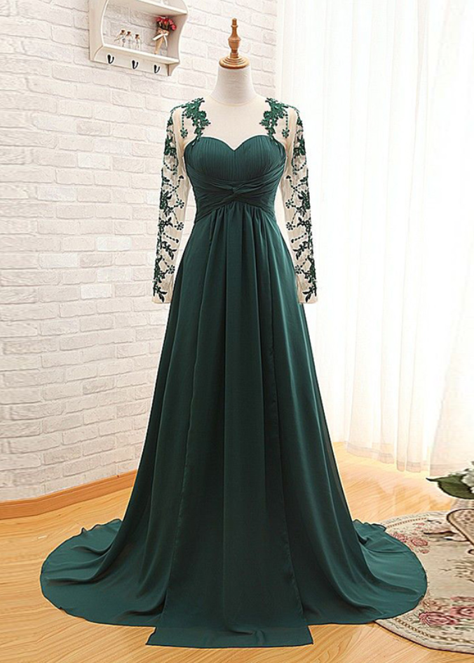 A Line Sweetheart Long Sequined Formal Evening Dresses with Tiered Ruffles