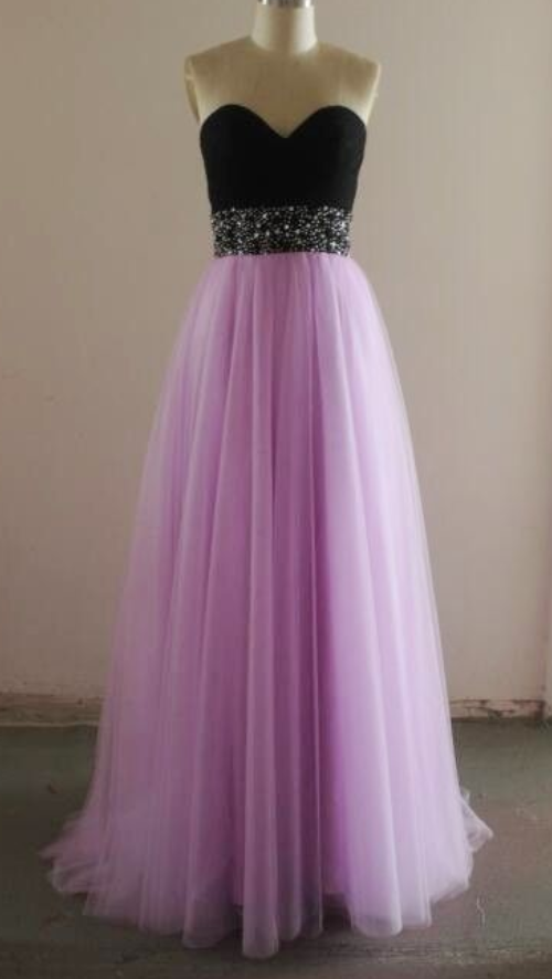 Stunning Sweetheart Prom Dress With Crystal Accents main image 1