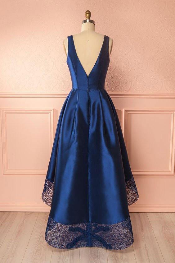 blue pageant dress Rhinestone One Shoulder Puffy Aline Teen Gown Color:As Photo(BLACK) refresh-dec2025 Navy blue maxi dress