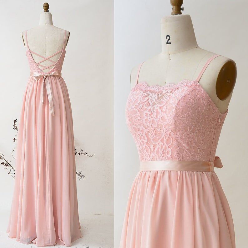 Weitese Prom Shop Dresses Chiffon A-line Bridesmaid Gown with Flutter Sleeves Formal Women's Dresses